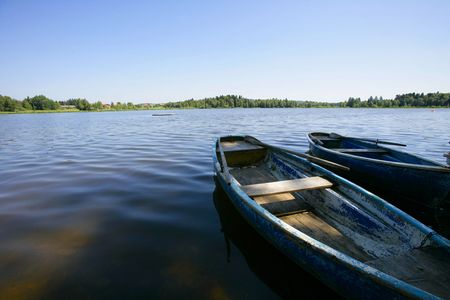 Ruderboote am Soier See - auch zum Ausleihen